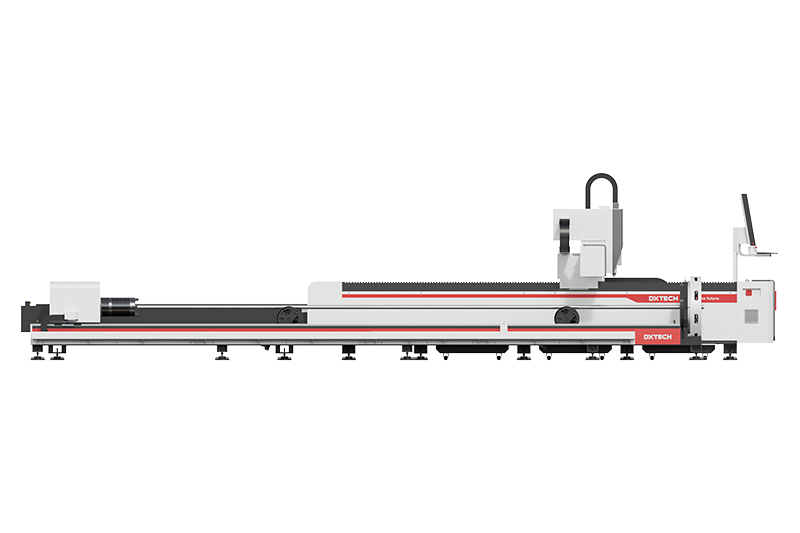 Станок Для Резки Листового И Трубного Металла DXTECH-1530ELT Мощностью 4000 Вт С Волоконным Лазером (Со Сменным Столом)