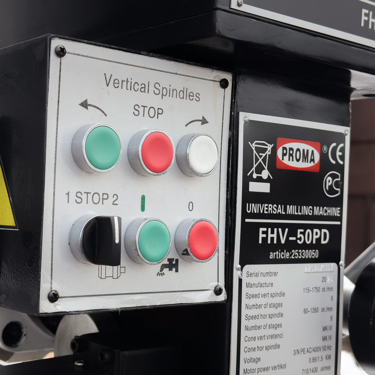 Промышленный универсальный фрезерный станок FNS-55PD 380 В — изображение 2