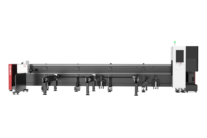 TME6130S Экономичный Станок Для Резки Круглых И Квадратных Труб Волоконным Лазером С Автоматической Загрузкой И Выгрузко