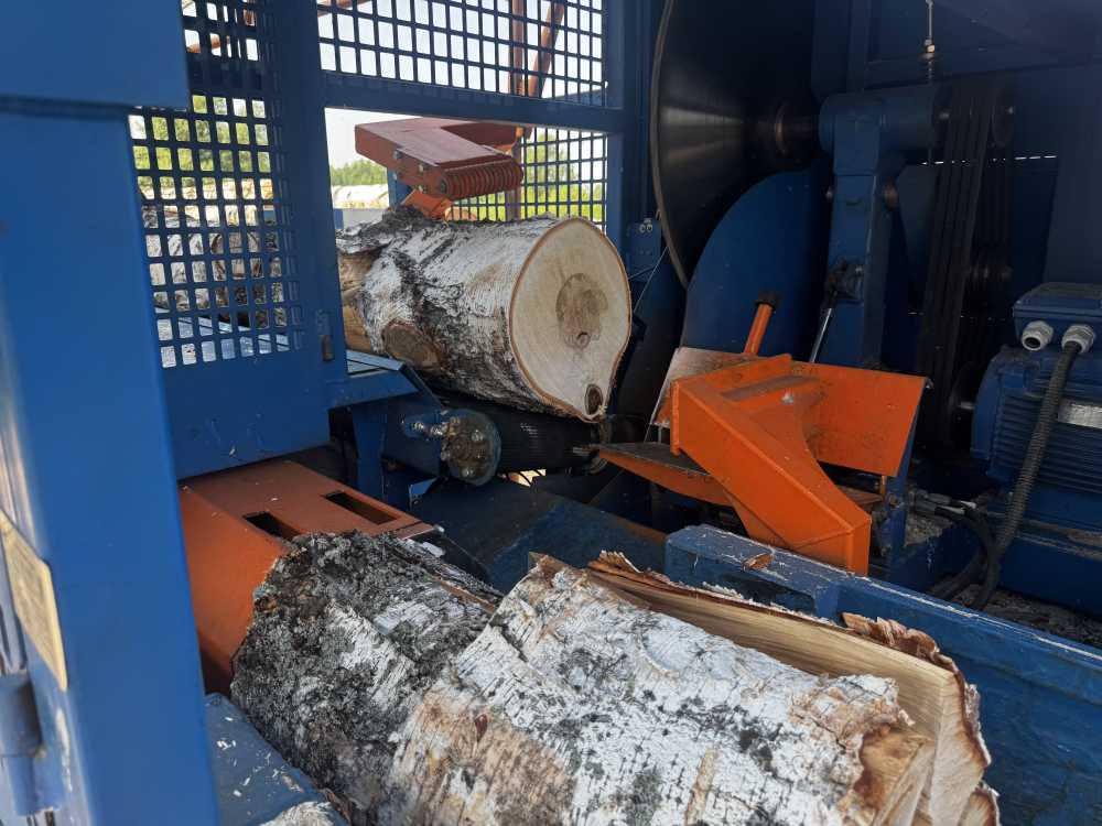 Дровокольная линия проходного типа с автоматической подачей бревна и гидравлическим дровоколом — изображение 11