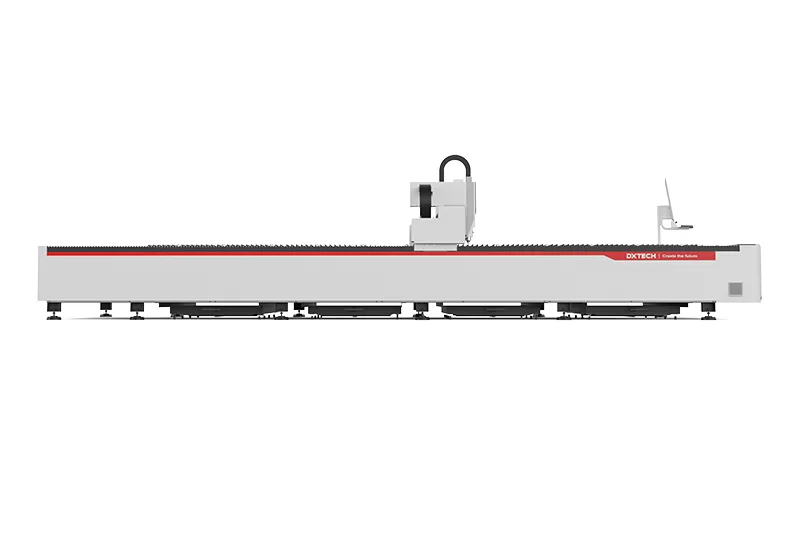 Высокомощный Лазерный Станок Для Резки Металла DXTECH 2560FP Мощностью 12 kВт Предназначенный Для Обработки Металлически