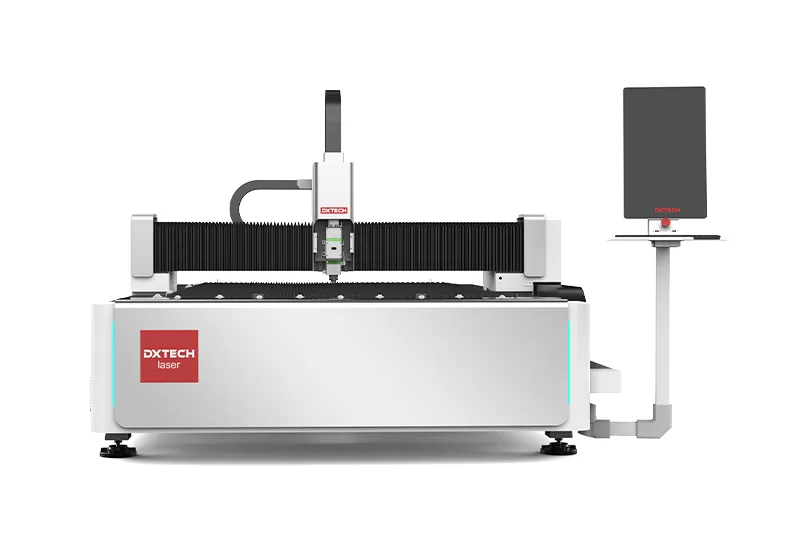 DXTECH-1530AFL 1 КВт 2 КВт Станок Для Резки Тонколистового Металла С Волоконным Лазером Для Металлических Табличек На Пр